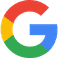 Google logo in red, yellow, blue, and green colors on white background.
